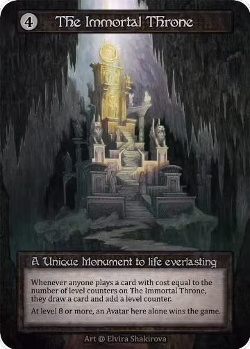 The Immortal Throne, Alpha — Sorcery card price