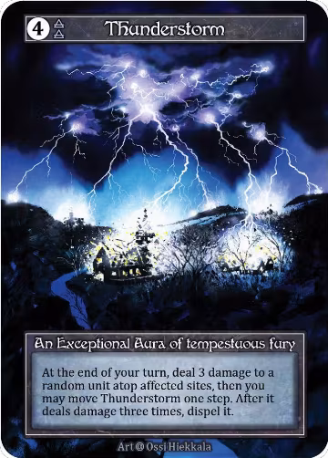 Thunderstorm (Foil), Alpha — Sorcery card price