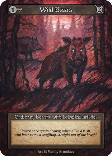 Wild Boars (Preconstructed Deck), Alpha — Sorcery card price