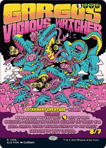 Gargos, Vicious Watcher (1329), Secret Lair Drop Series — Magic card price