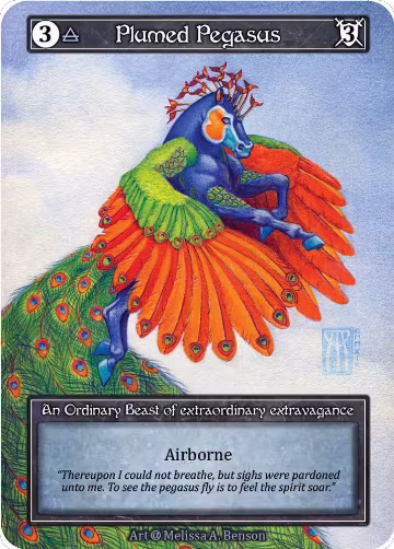 Plumed Pegasus (Foil), Alpha — Sorcery card price
