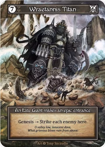 Wraetannis Titan (Foil), Alpha — Sorcery card price