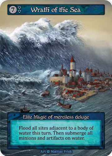 Wrath of the Sea, Alpha — Sorcery card price
