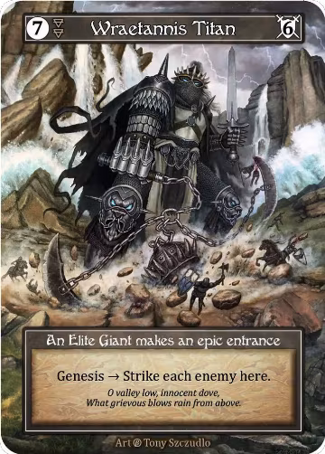 Wraetannis Titan (Foil), Beta — Sorcery card price