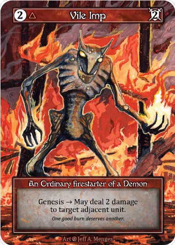 Vile Imp (Foil), Beta — Sorcery card price