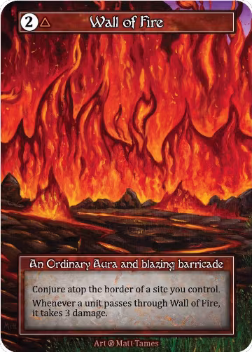 Wall of Fire (Foil), Beta — Sorcery card price