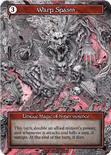 Warp Spasm (Foil), Beta — Sorcery card price