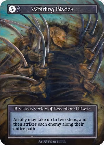 Whirling Blades (Foil), Beta — Sorcery card price