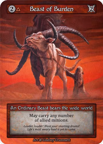 Beast of Burden, Beta — Sorcery card price