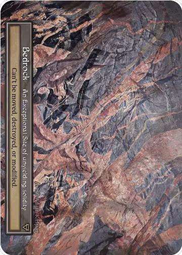 Bedrock (Foil), Beta — Sorcery card price