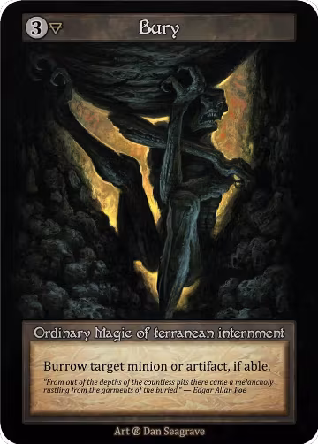 Bury, Beta — Sorcery card price