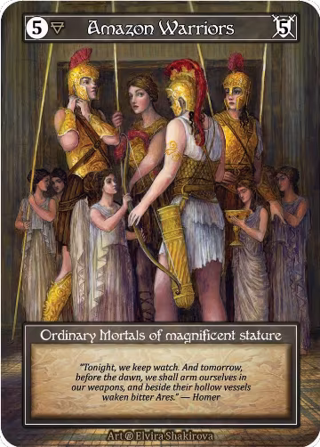 Amazon Warriors (Foil), Beta — Sorcery card price