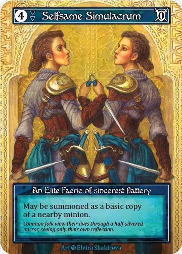 Selfsame Simulacrum (Foil), Beta — Sorcery card price