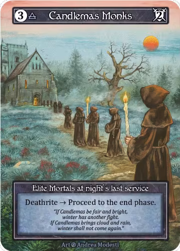 Candlemas Monks (Foil), Beta — Sorcery card price