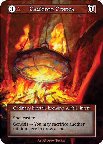 Cauldron Crones (Foil), Beta — Sorcery card price