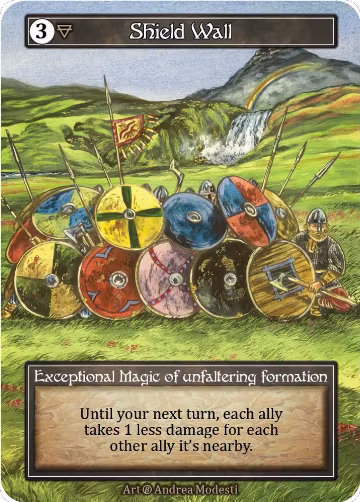 Shield Wall (Foil), Beta — Sorcery card price