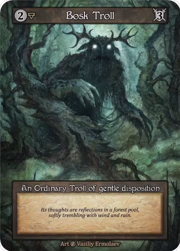 Bosk Troll, Beta — Sorcery card price