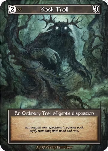 Bosk Troll (Foil), Beta — Sorcery card price