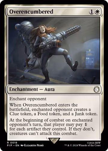 Overencumbered (18), Universes Beyond: Fallout — Magic card price