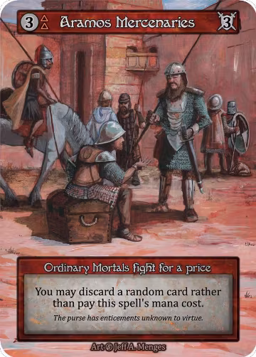 Aramos Mercenaries, Beta — Sorcery card price