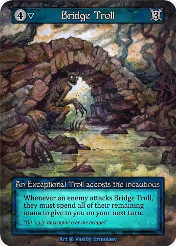 Bridge Troll, Beta — Sorcery card price
