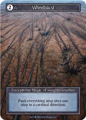 Windblast (Foil), Beta — Sorcery card price