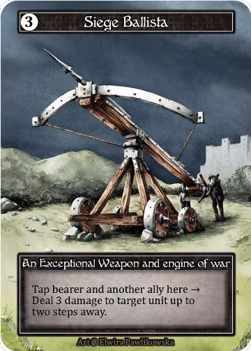 Siege Ballista (Foil), Beta — Sorcery card price