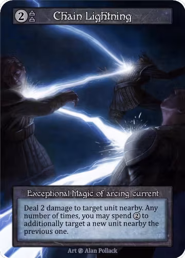 Chain Lightning, Beta — Sorcery card price