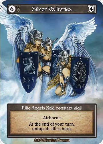 Silver Valkyries (Foil), Beta — Sorcery card price