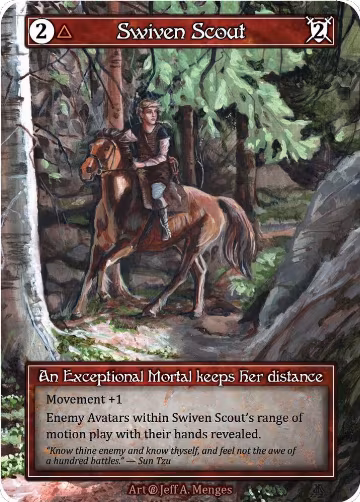 Swiven Scout (Foil), Beta — Sorcery card price