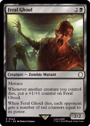 Feral Ghoul (44), Universes Beyond: Fallout — Magic card price