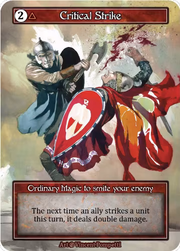 Critical Strike (Foil), Beta — Sorcery card price