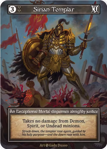Sirian Templar (Foil), Beta — Sorcery card price
