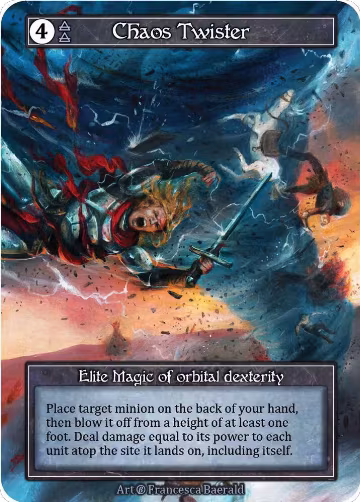 Chaos Twister (Foil), Beta — Sorcery card price