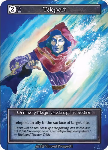 Teleport (Foil), Beta — Sorcery card price