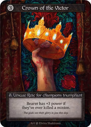 Crown of the Victor, Beta — Sorcery card price