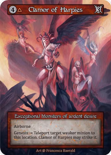 Clamor of Harpies, Beta — Sorcery card price