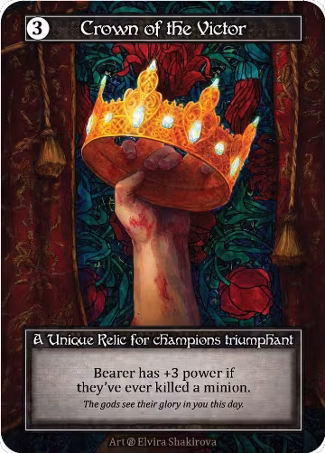 Crown of the Victor (Foil), Beta — Sorcery card price