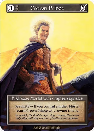 Crown Prince (Foil), Beta — Sorcery card price