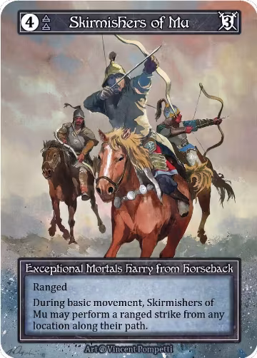 Skirmishers of Mu (Foil), Beta — Sorcery card price