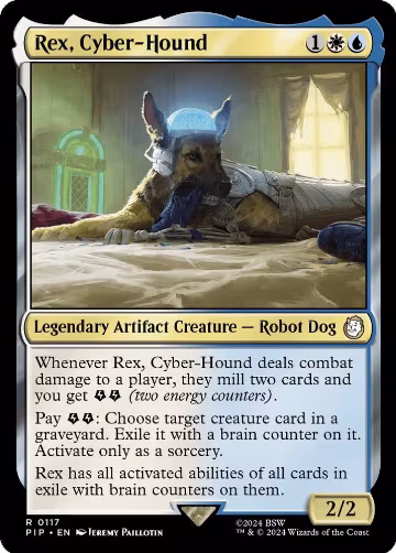Rex, Cyber-Hound (117), Universes Beyond: Fallout — Magic card price