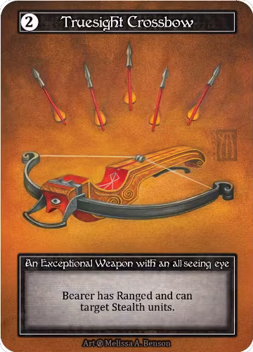 Truesight Crossbow (Foil), Beta — Sorcery card price