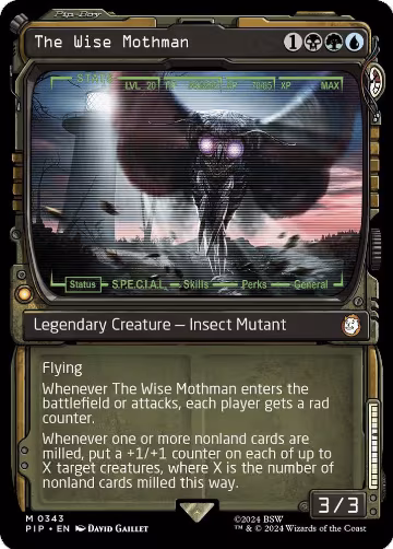 The Wise Mothman (Showcase) (343), Universes Beyond: Fallout — Magic card price