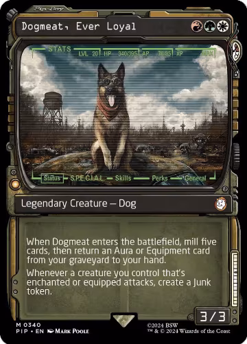 Dogmeat, Ever Loyal (Showcase) (340), Universes Beyond: Fallout — Magic card price