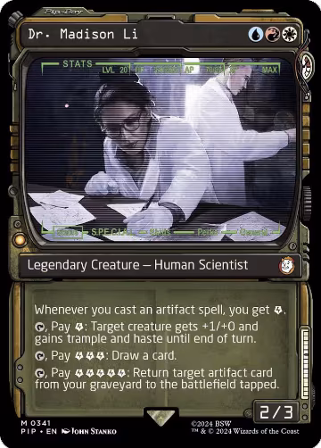 Dr. Madison Li (Showcase) (341), Universes Beyond: Fallout — Magic card price