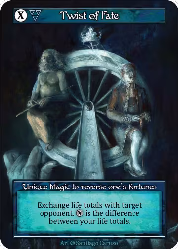 Twist of Fate (Foil), Beta — Sorcery card price