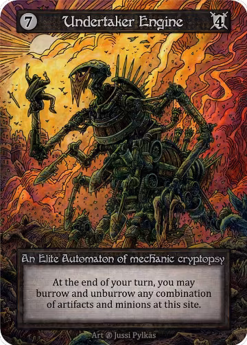 Undertaker Engine, Beta — Sorcery card price