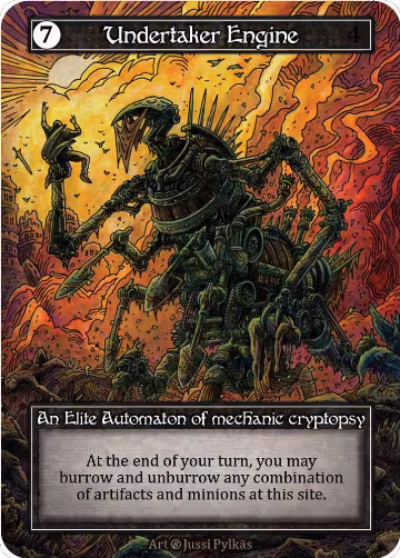 Undertaker Engine (Foil), Beta — Sorcery card price