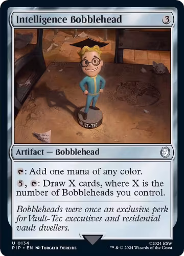 Intelligence Bobblehead (134), Universes Beyond: Fallout — Magic card price