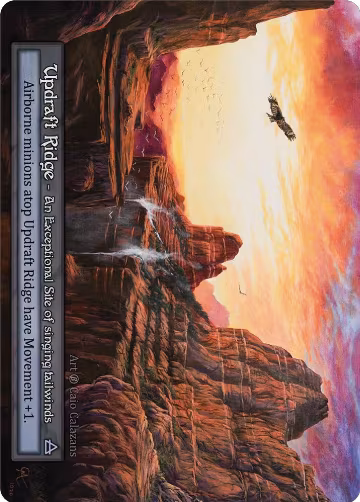 Updraft Ridge, Beta — Sorcery card price